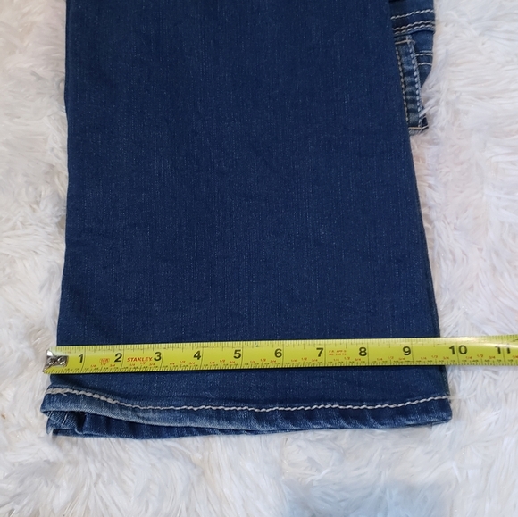 WallFlower Jeans Women's  Size 9 Blue Medium Wash Boot Cut Jeans - Picture 7 of 10